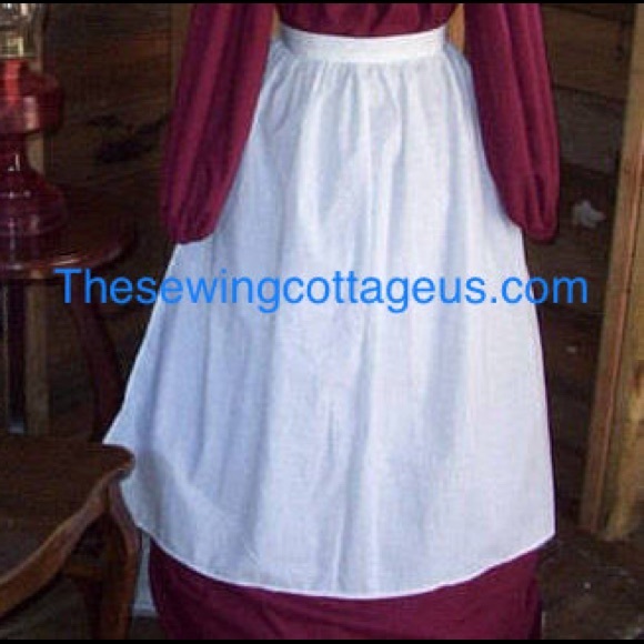 Apron and Bonnet for Pioneer Prairie Colonial 2 pc - Picture 2 of 2